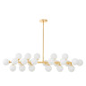 Люстра на штанге Lumina Deco Marsiada LDP 6033-24 GD