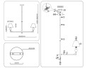 Люстра на штанге Ambrella Light High Light Classic LH75162