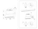 Трековый однофазный светильник Ambrella Light Track System GL6812