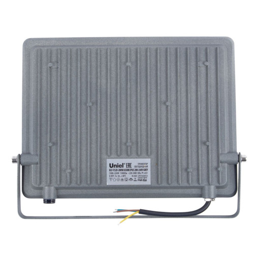 Прожектор Uniel ULF-F52D-200W/6500K IP65 200-240V GREY UL-00013060
