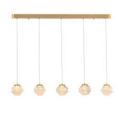 Подвесной светильник MD25030003-5B gold/clear