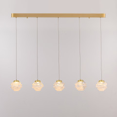 Подвесной светильник MD25030003-5B gold/clear
