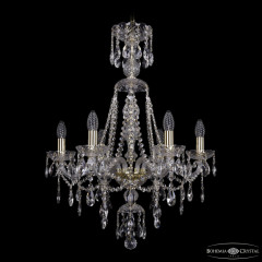 Подвесная люстра Bohemia Ivele Crystal 1415/6/200/XL-77 G
