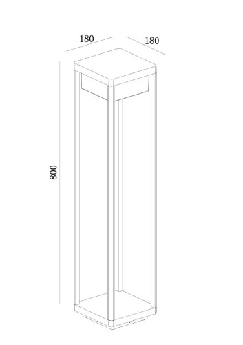 Ландшафтный светодиодный светильник Maytoni Baker Street O021FL-L10B3K