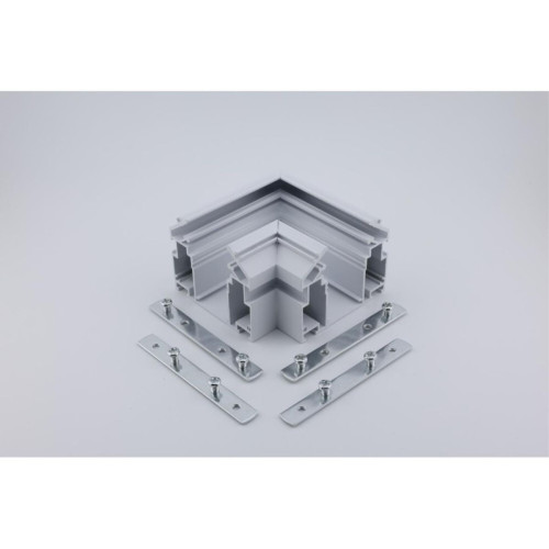 Соединитель для магнитного шинопровода угловой плоский для натяжного потолка Aployt Magnetic track 220 APL.0286.10.02