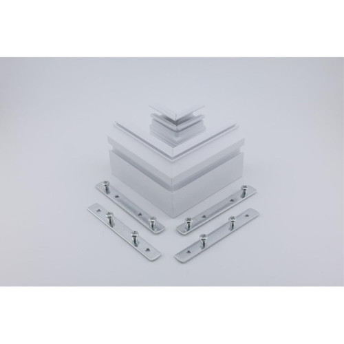 Соединитель для магнитного шинопровода угловой плоский для натяжного потолка Aployt Magnetic track 220 APL.0286.10.02