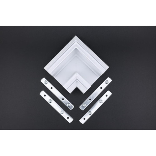 Соединитель для магнитного шинопровода угловой плоский для натяжного потолка Aployt Magnetic track 220 APL.0286.10.02