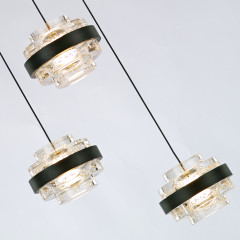 Подвесной светильник Delight Collection MD22030002 MD22030002-3A black/clear