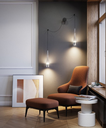 Настенный светильник Maytoni Sintesi P090WL-L24CH3K