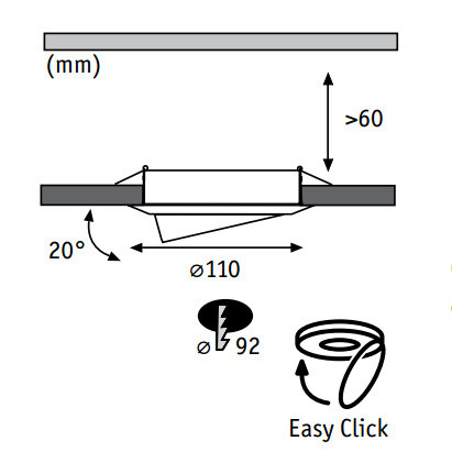 Встраиваемый светильник Paulmann Quality Line Halogen 98976