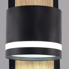 Бра Reluce 22540-0.2-01 BK+WOOD