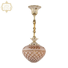 Подвесной светильник Art Classic 34.003P.18.GW.Amber-White.H-1B