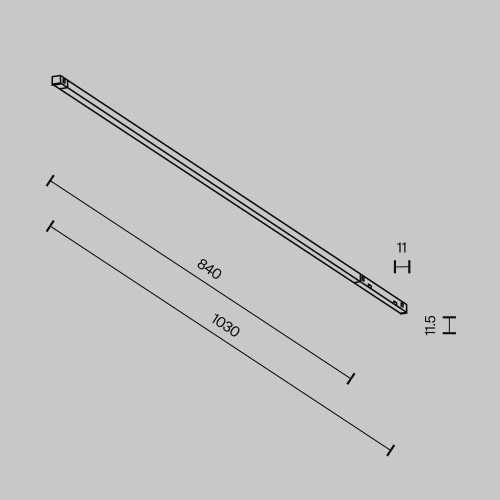 Трековый магнитный светильник Maytoni Technical Basis Exility X TR240-4-18WTW-DSZ-B