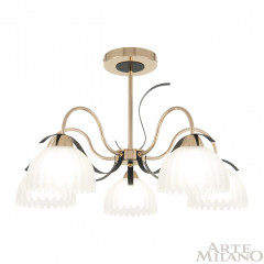 Люстра на штанге Arte Milano Napoli 327306/5 FG+BK