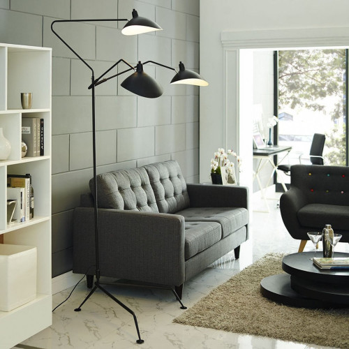 Торшер TF8505-3 black