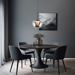 Подвесной светильник Eurosvet Twice 90325/1 черный a065922