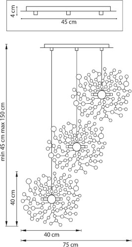 Подвесной светильник Lightstar Extra (721132+ 572132) L3PR721132