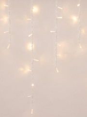 Уличная светодиодная гирлянда (UL-00001365) Uniel бахрома 230V теплый белый ULD-B3010-200/TWK WARMWHITE IP67