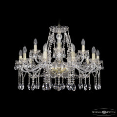 Подвесная люстра Bohemia Ivele Crystal 1413/10+5/300 G
