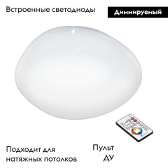 Настенно-потолочный светодиодный светильник Eglo Sileras 97578