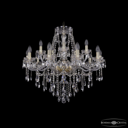 Подвесная люстра Bohemia Ivele Crystal 1415/10+5/300 G
