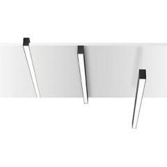 Подвесной светодиодный светильник Ideal Lux Fluo Wide 1800 3000K Black 192567