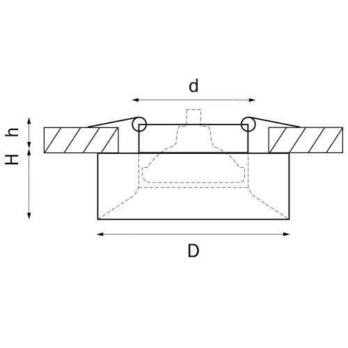 Встраиваемый светильник Lightstar Levigo L01002727 (010027+510027)