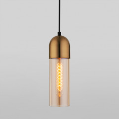 Подвесной светильник Eurosvet Airon 50180/1 янтарный