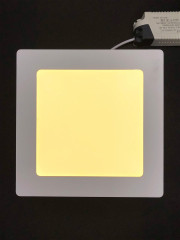 Настенно-потолочный светильник Elvan NLS-702SQ-12W-WW-Wh