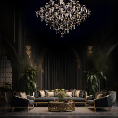 Подвесная люстра Loft IT Mira 10259/800 Gold Asfour