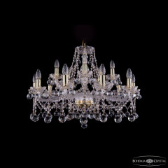 Подвесная люстра Bohemia Ivele Crystal 1413/10+5/300 G Balls