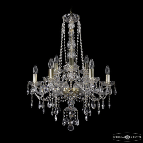Подвесная люстра Bohemia Ivele Crystal 1415/6+3/200/h-77 G