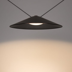 Трековый светильник Arlight ART-INBELT-WOK-R580-20W Day4000-MIX (BK, 110 deg, 48V, DALI) 051190