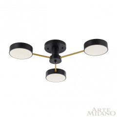 Потолочная люстра Arte Milano Ferrara 252006/3 Bk/Bk