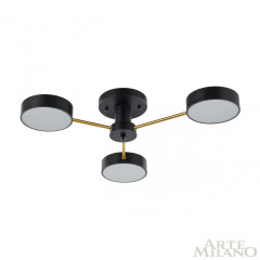 Потолочная люстра Arte Milano Ferrara 252006/3 Bk/Bk