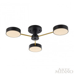 Потолочная люстра Arte Milano Ferrara 252006/3 Bk/Bk