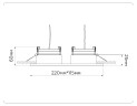 Встраиваемый светильник Ambrella Light GX Standard Tech Techno Spot TN52343