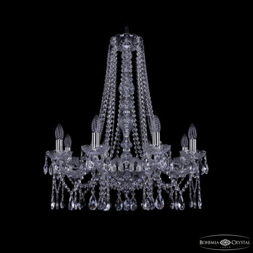 Подвесная люстра Bohemia Ivele Crystal 1413/8/220/h-73 Ni