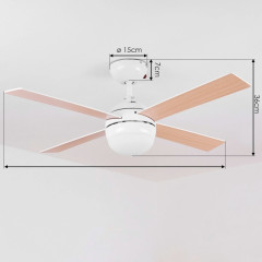 Люстра-вентилятор Eglo Losciale 35043