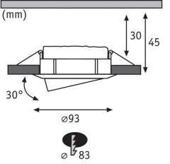 Влагозащищенный светильник Paulmann 93686