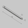 Трековый магнитный светильник Maytoni Technical Points Exility X TR241-2-6W4K-B
