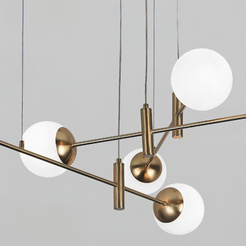 Подвесная люстра Eurosvet Planet 70146/6 латунь Smart a062028