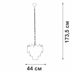 Подвесная люстра Vitaluce V5813-8/5