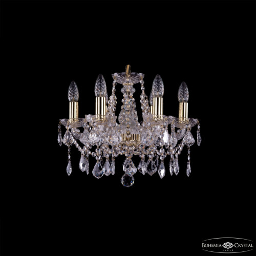 Подвесная люстра Bohemia Ivele Crystal 1413/6/141 G Leafs