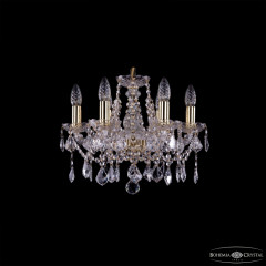 Подвесная люстра Bohemia Ivele Crystal 1413/6/141 G Leafs