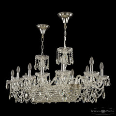 Подвесная люстра Bohemia Ivele Crystal 1453/12/195/800 Ni