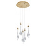 Подвесной светильник Delight Collection OD2433-5 gold/clear
