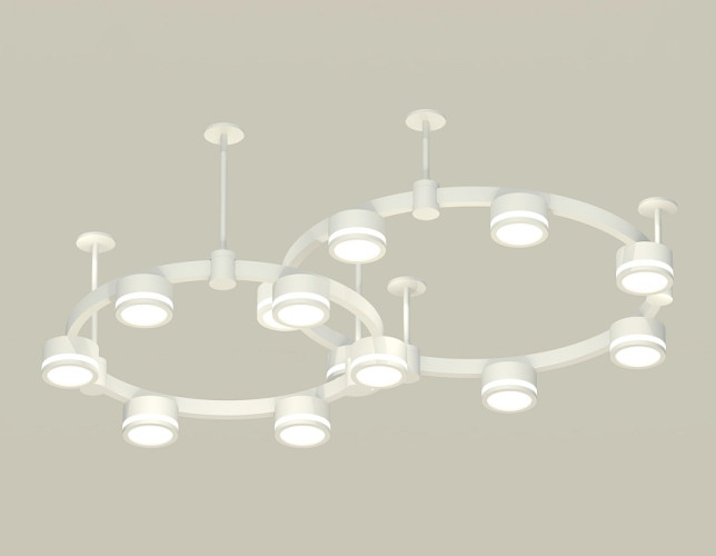 Комплект подвесного светильника Ambrella Light Techno Ring XR92211003 (A9221, A9226, C9236, C9231, N8412)