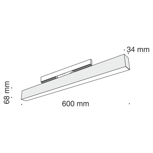 Трековый светильник Maytoni Track lamps TR012-2-20W3K-B
