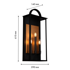 Уличный настенный светильник  Favourite Lume 4299-3W